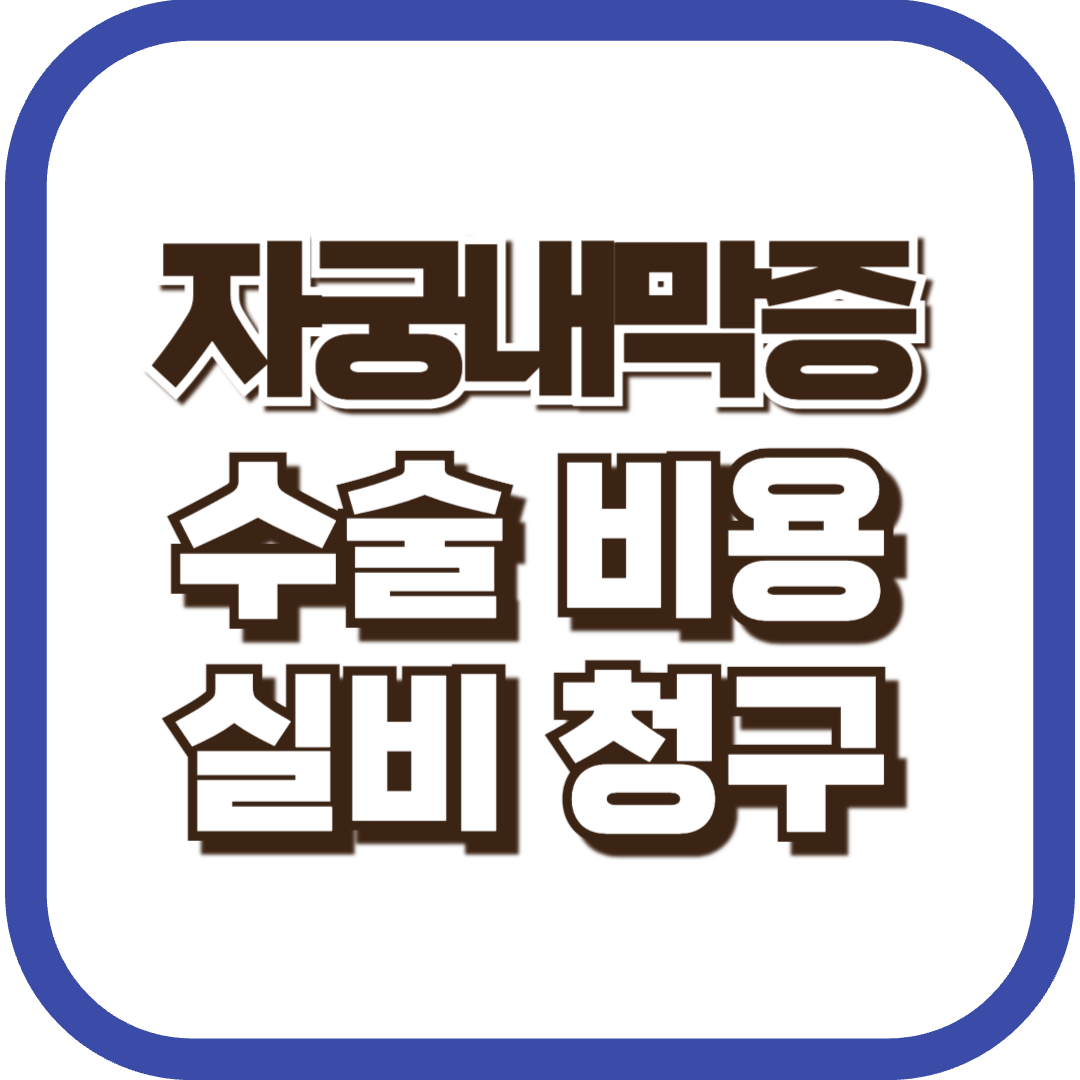 자궁내막증-수술비용-실비청구